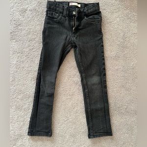 Levi’s boys 510 skinny jeans size 5-6 black pants